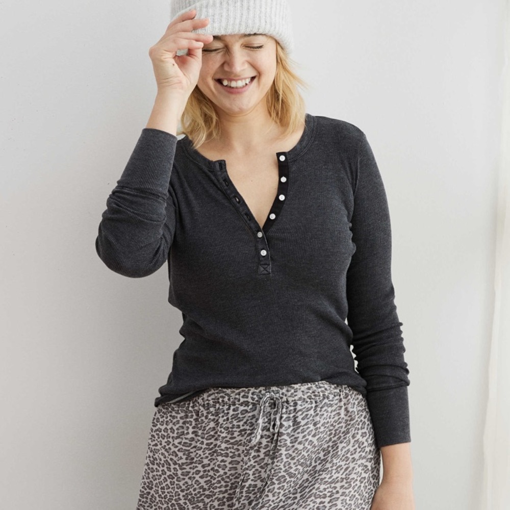 Aerie Henley long sleeve T-shirt